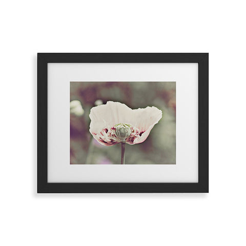 Happee Monkee Violet Poppy Framed Art Print