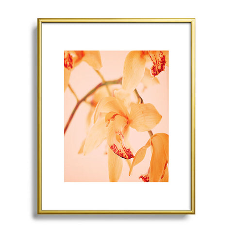 Happee Monkee Wild Orchids 2 Metal Framed Art Print
