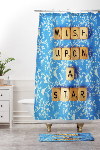 Happee Monkee Wish Upon A Star 1 Shower Curtain And Mat