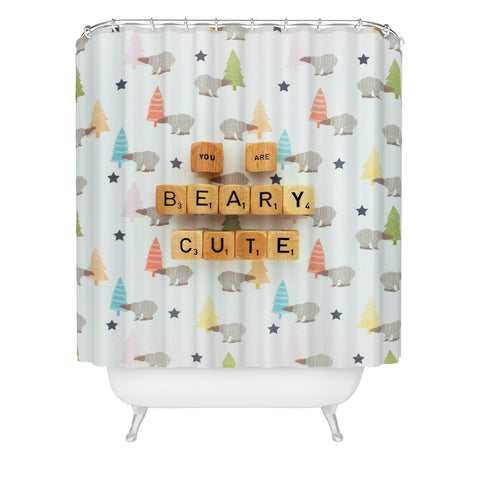 Happee Monkee You Are Beary Cute Shower Curtain