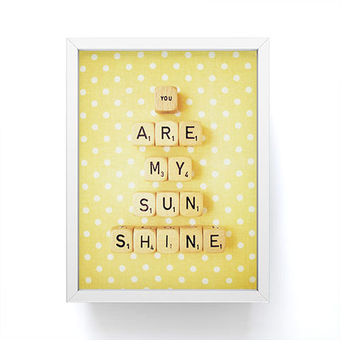 Happee Monkee You Are My Sunshine Framed Mini Art Print