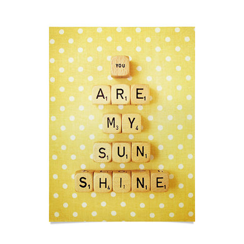 Happee Monkee You Are My Sunshine Poster