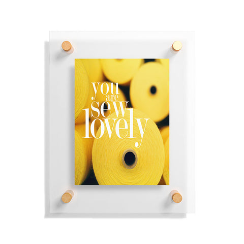 Happee Monkee You Are Sew Lovely Floating Acrylic Print