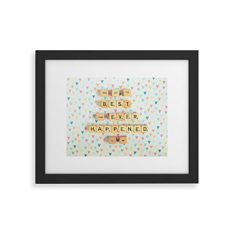 Happee Monkee You Are The Best Thing Framed Art Print