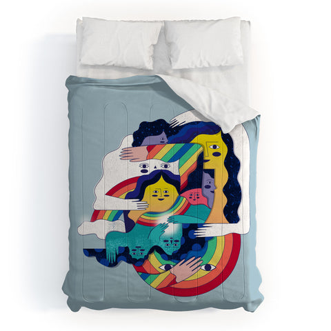 Happyminders Over the Rainbow Comforter