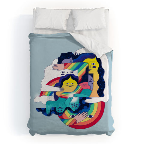 Happyminders Over the Rainbow Duvet Cover