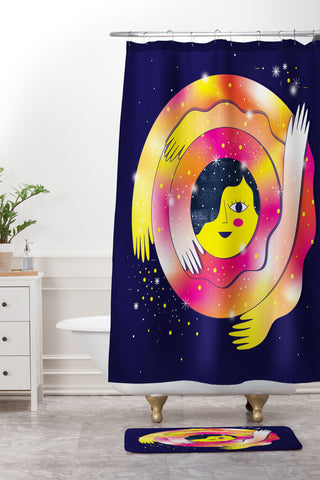 Happyminders The Sun Shower Curtain And Mat