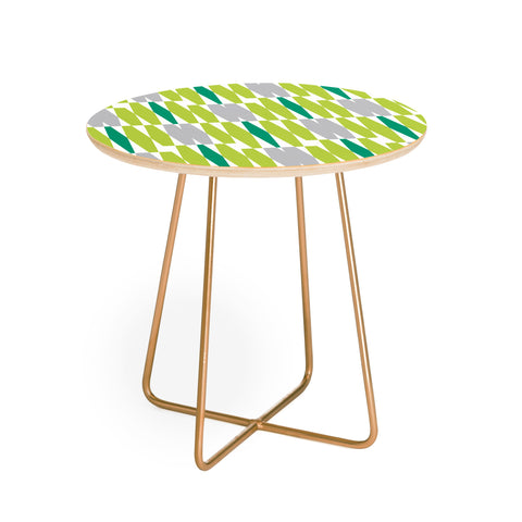 Heather Dutton Abacus Emerald Round Side Table