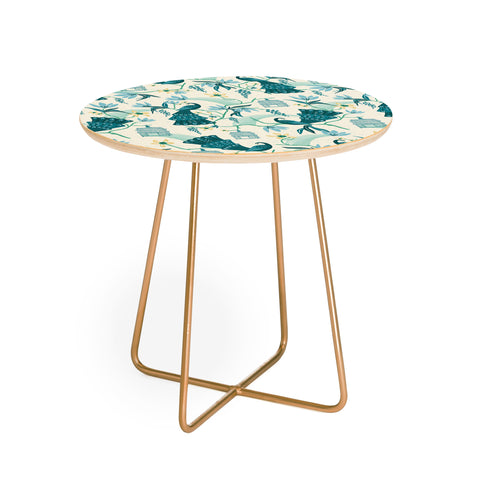 Heather Dutton Aviary Cream Round Side Table