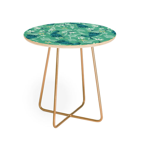 Heather Dutton Aviary Green Round Side Table