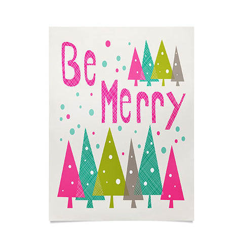 Heather Dutton Be Merry Poster
