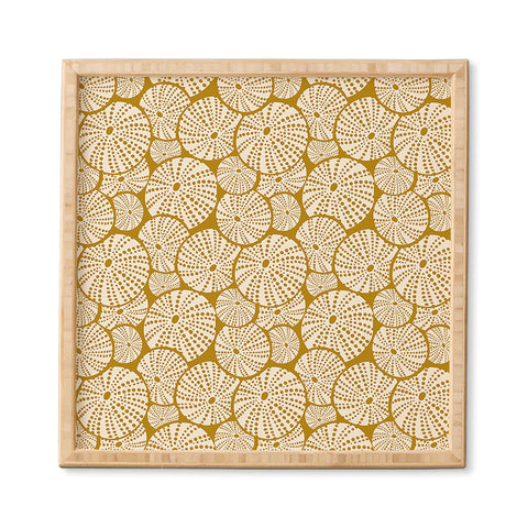 Heather Dutton Bed Of Urchins Gold Ivory Framed Wall Art