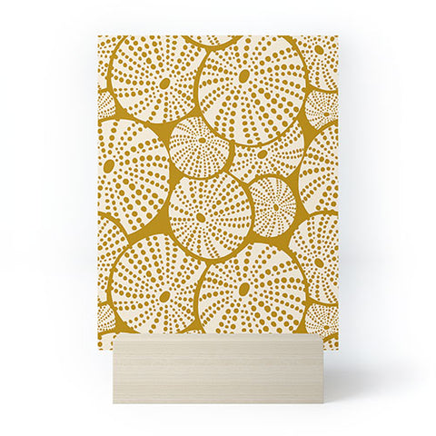 Heather Dutton Bed Of Urchins Gold Ivory Mini Art Print