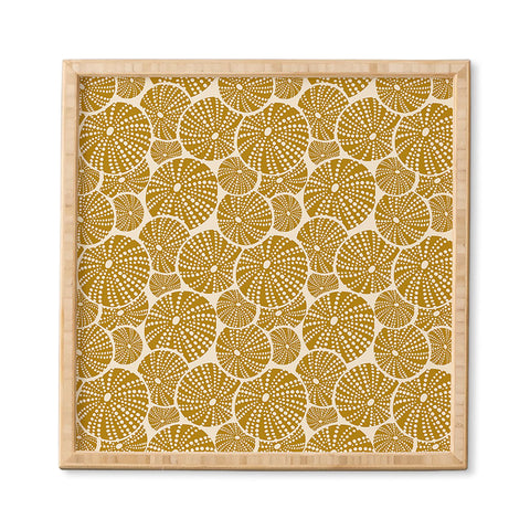 Heather Dutton Bed Of Urchins Ivory Gold Framed Wall Art