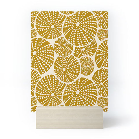 Heather Dutton Bed Of Urchins Ivory Gold Mini Art Print
