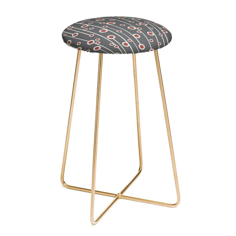 Heather Dutton Berry Branch Counter Stool