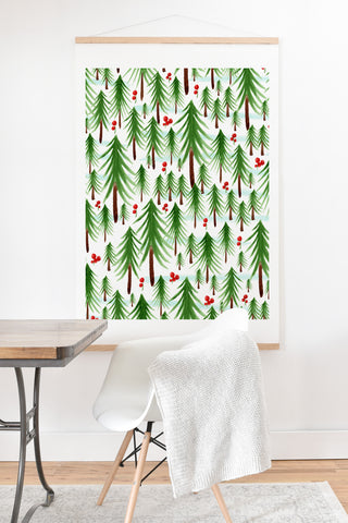 Heather Dutton Christmas Tree Farm Art Print And Hanger