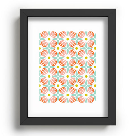 Heather Dutton Crazy Daisy Sorbet Recessed Framing Rectangle