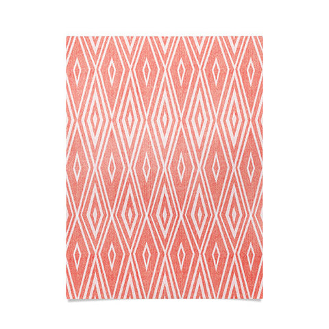 Heather Dutton Crystalline Living Coral Poster