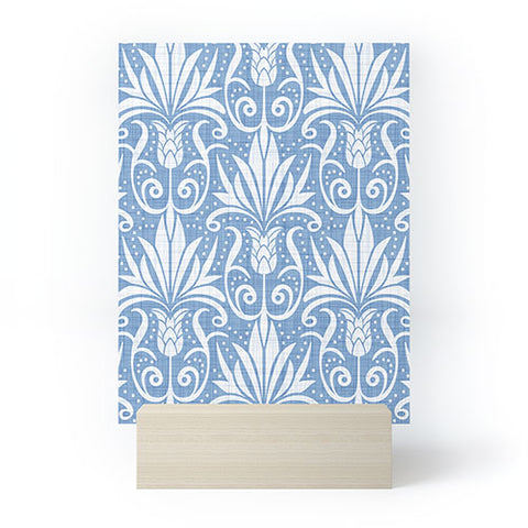 Heather Dutton Delancy Cornflower Blue Mini Art Print