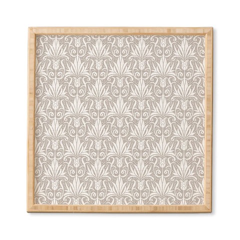 Heather Dutton Delancy Taupe Framed Wall Art