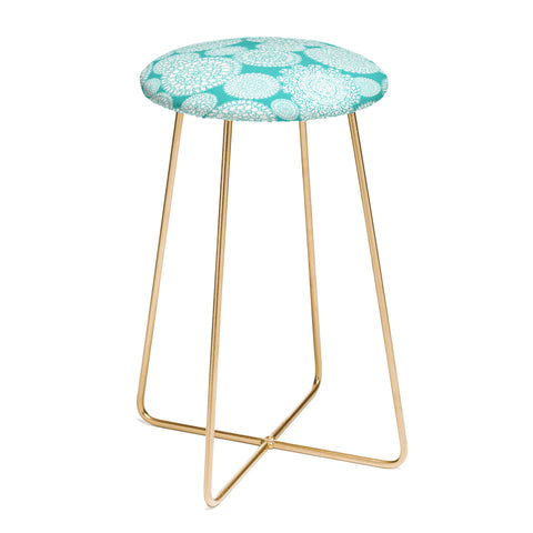 Heather Dutton Delightful Doilies Tiffany Counter Stool