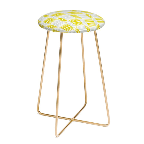 Heather Dutton Delineate Citron Counter Stool