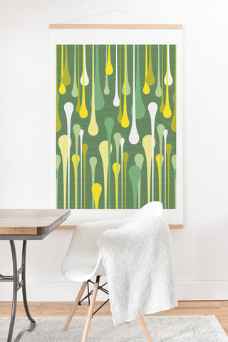 Heather Dutton Droplets Art Print And Hanger