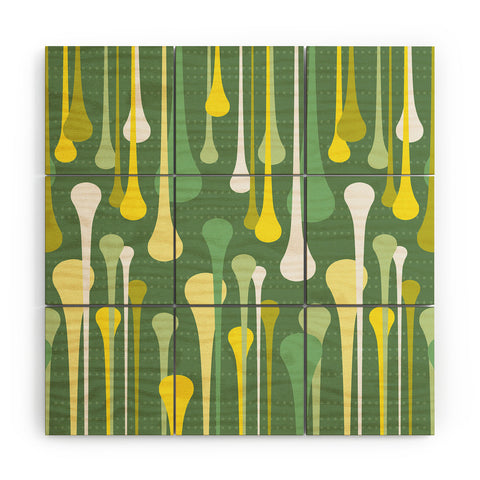 Heather Dutton Droplets Wood Wall Mural