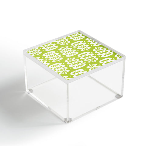 Heather Dutton Fern Frond Green Acrylic Box