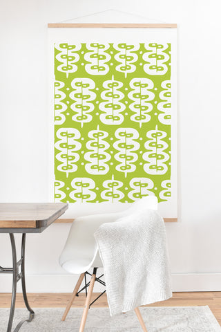 Heather Dutton Fern Frond Green Art Print And Hanger