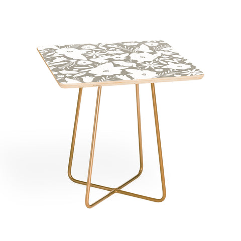 Heather Dutton Finley Floral Stone Side Table