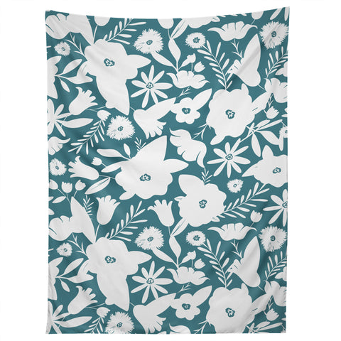 Heather Dutton Finley Floral Teal Tapestry