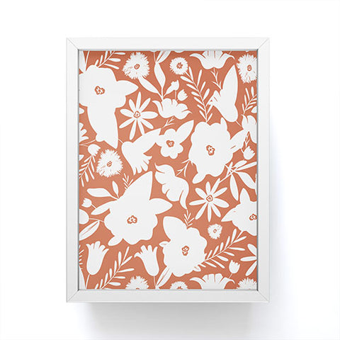 Heather Dutton Finley Floral Terra Cotta Framed Mini Art Print