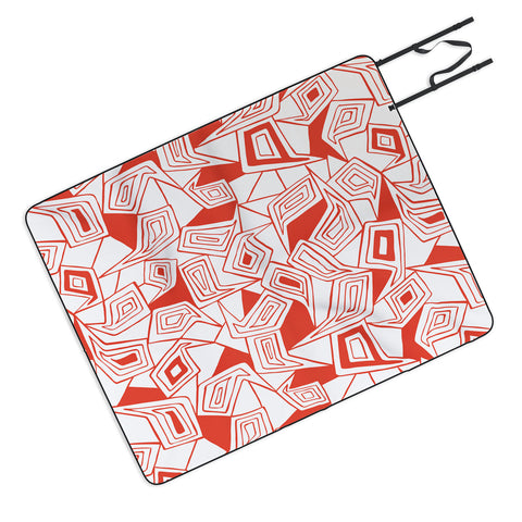 Heather Dutton Fragmented Flame Picnic Blanket