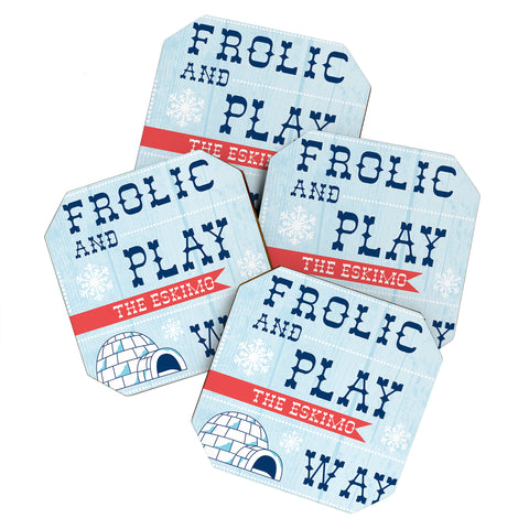 Heather Dutton Frolic And Play Coaster Set