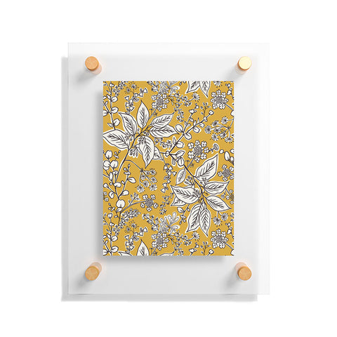 Heather Dutton Gracelyn Yellow Floating Acrylic Print