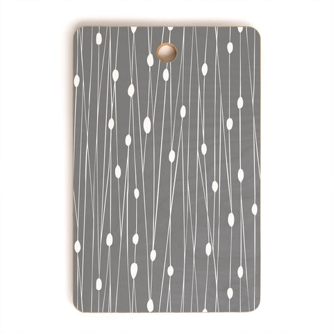 Heather Dutton Gray Entangled Cutting Board Rectangle