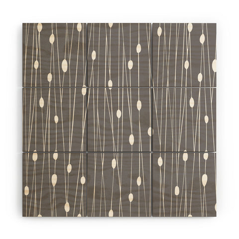 Heather Dutton Gray Entangled Wood Wall Mural