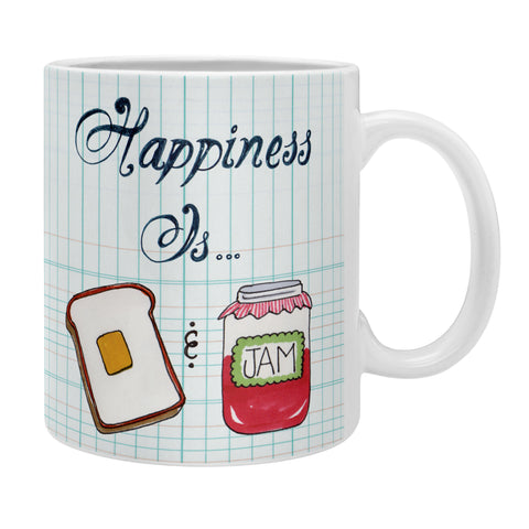 Heather Dutton Happiness Is Toast And Jam Coffee Mug