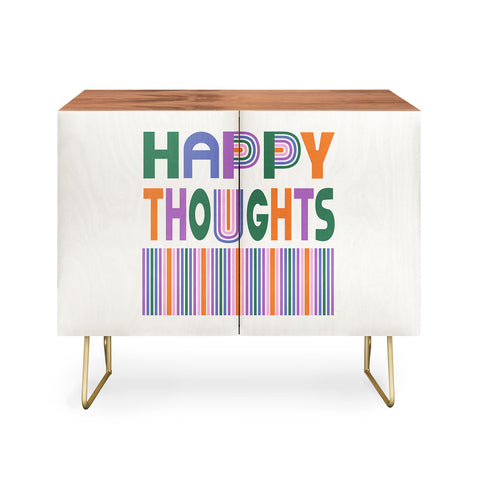 Heather Dutton Happy Thoughts Typography Credenza