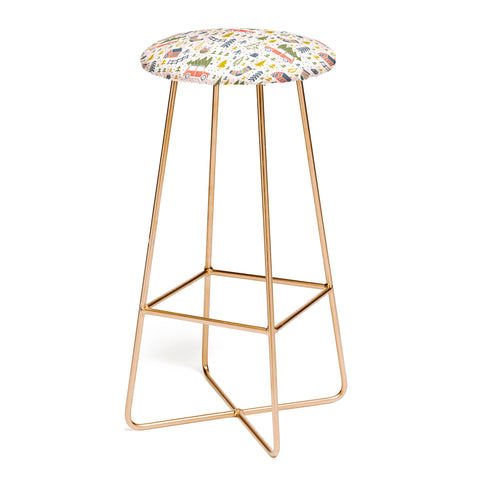 Heather Dutton Home For The Holidays Blush Bar Stool