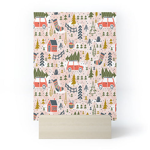 Heather Dutton Home For The Holidays Blush Mini Art Print