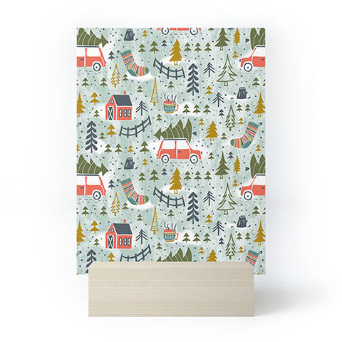 Heather Dutton Home For The Holidays Mint Mini Art Print