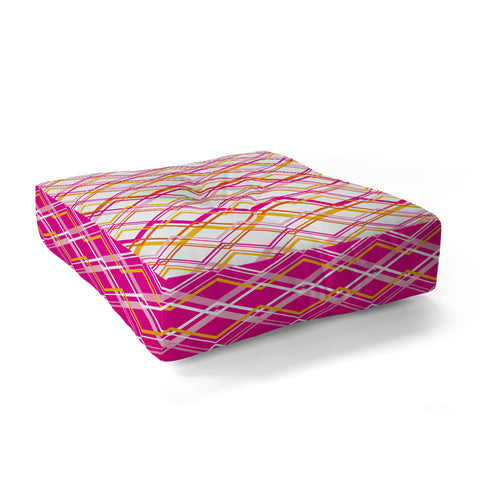 Heather Dutton Intersection Bright Floor Pillow Square
