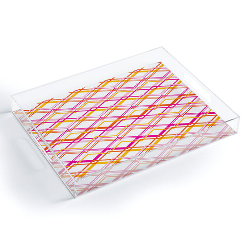 Heather Dutton Intersection Bright Acrylic Tray