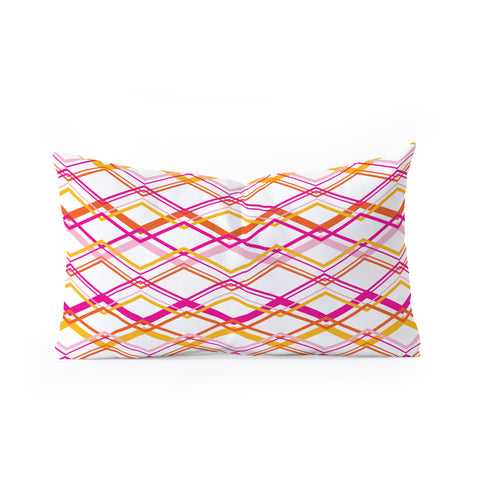 Heather Dutton Intersection Bright Oblong Throw Pillow