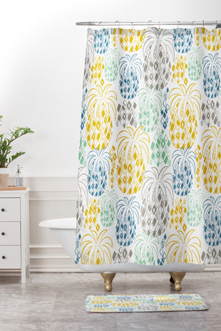 Heather Dutton Juicy Shower Curtain And Mat