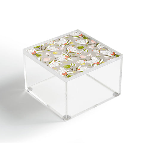 Heather Dutton Magnolia Blossom Stone Acrylic Box