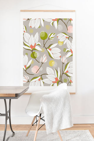 Heather Dutton Magnolia Blossom Stone Art Print And Hanger